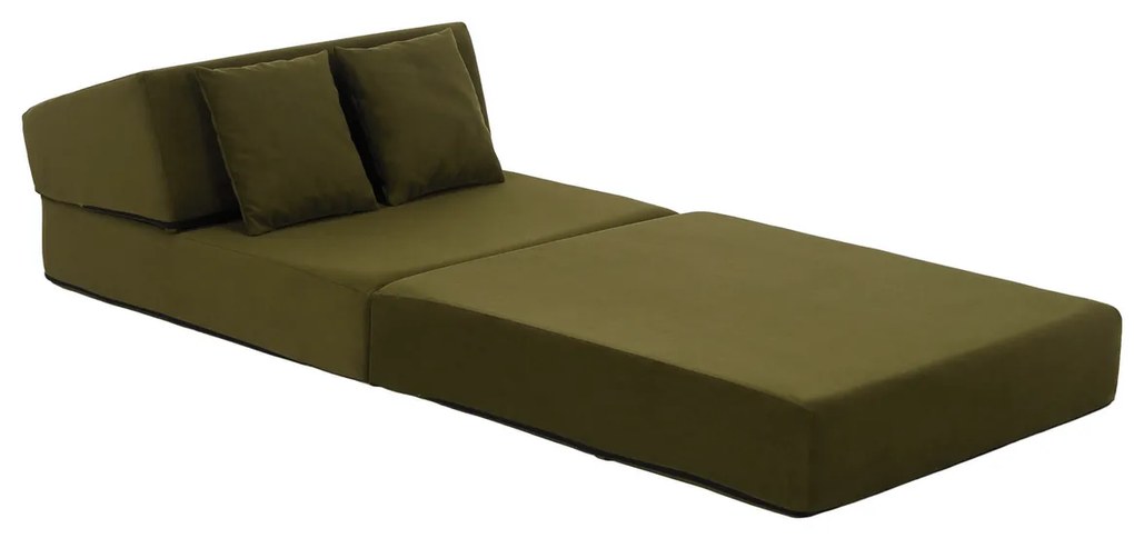 Scaun pliant/saltea PELOS, verde
