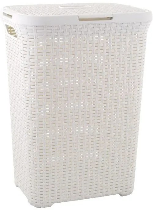 Coș de rufe STYLE RATTAN 60 l crema CURVER