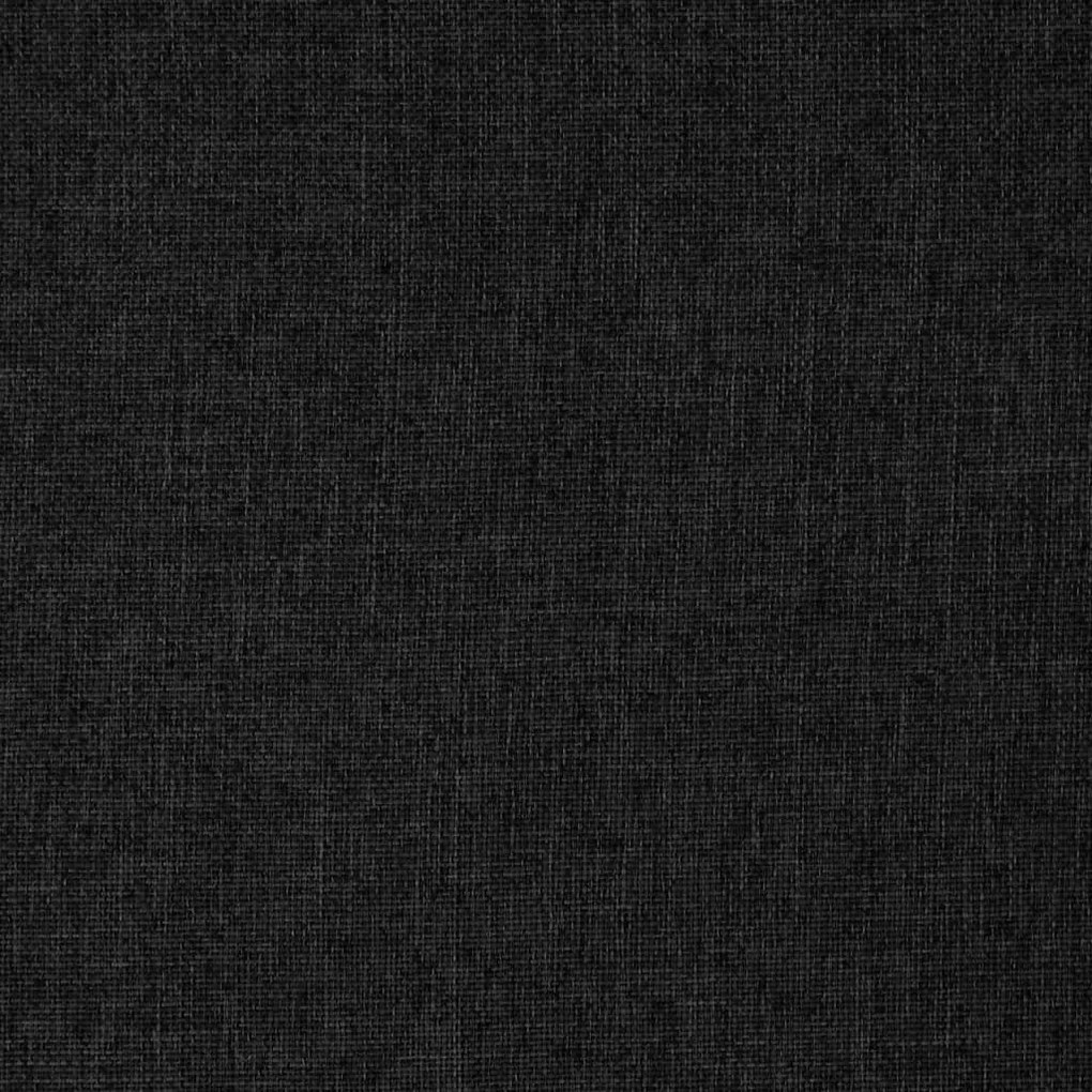 Scaun de podea pliabil, negru, material textil 1, Negru