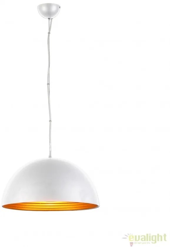 Lustra / Pendul modern design nordic 40cm MODENA alb/auriu