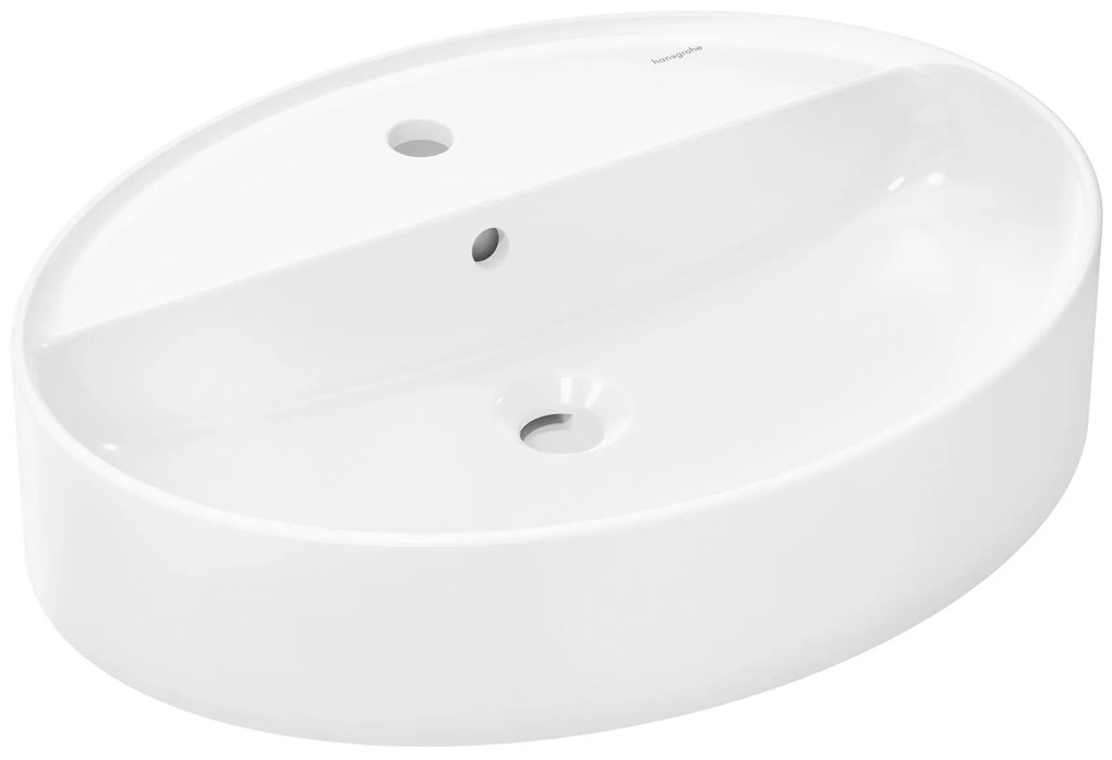 Hansgrohe Xuniva D lavoar 60x45 cm oval de blat alb 60170450