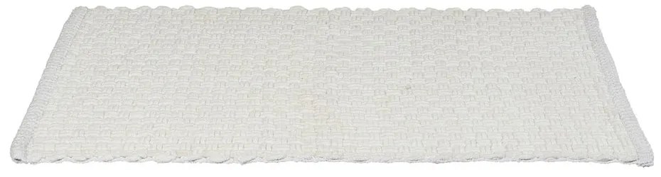 Covoraș de baie alb din material textil 50x80 cm Ecoli – Wenko