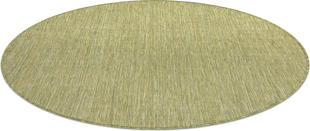 Covor SISAL SION cerc A5165A Melanj țesute plate verde