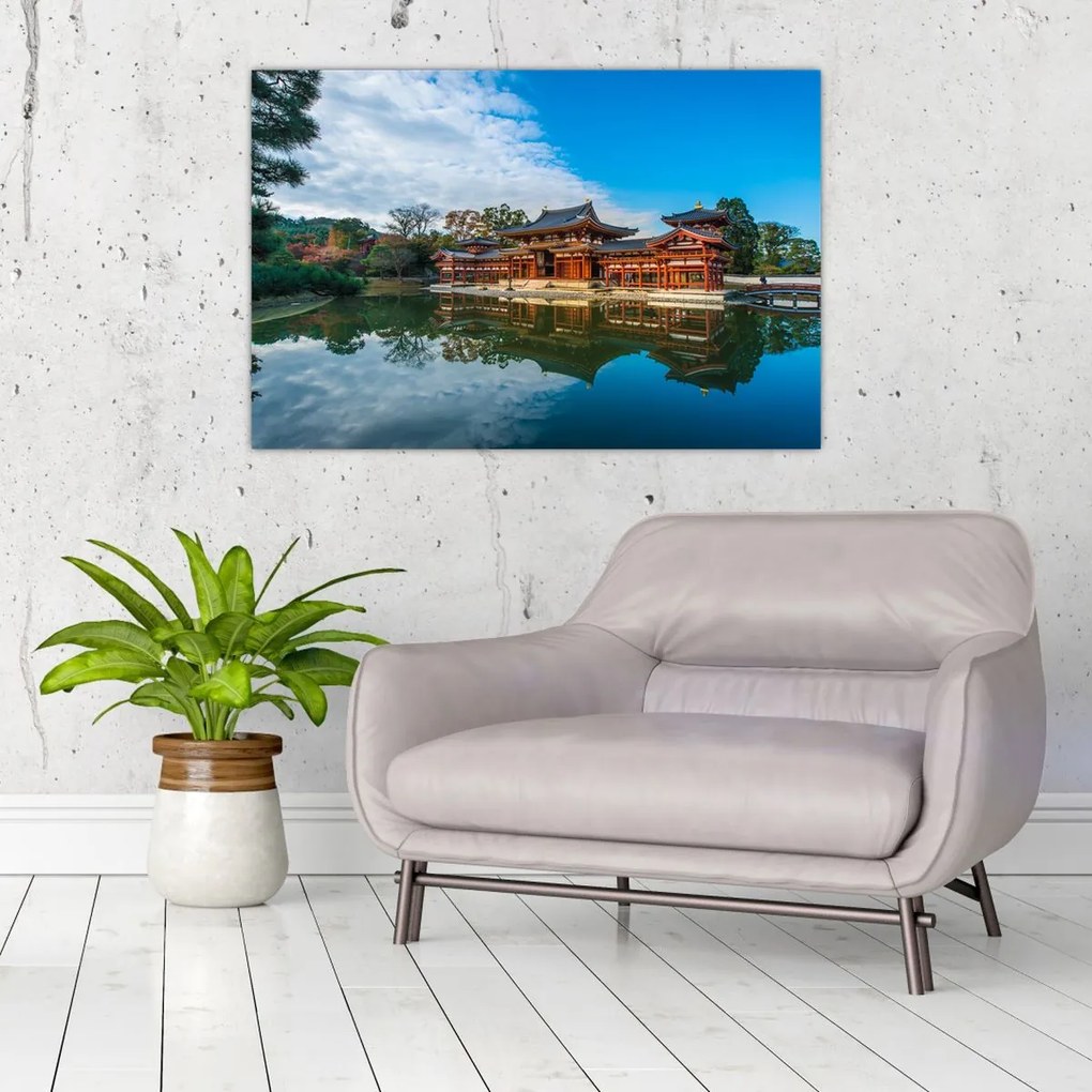 Tablou - Templul Byodo-in, Japonia (90x60 cm)