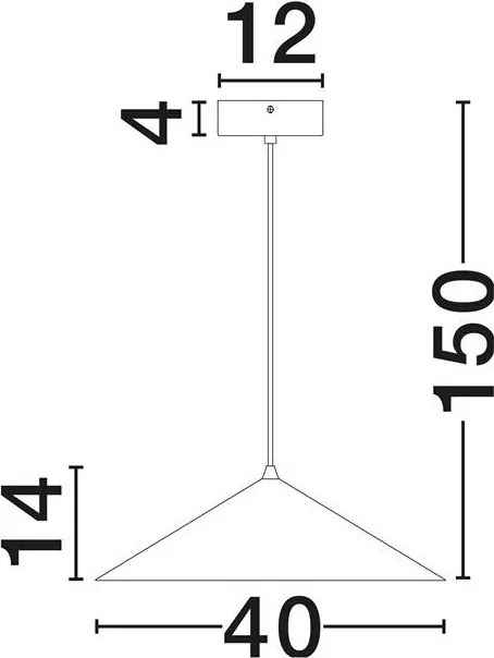 Lustra, Pendul modern DARIO negru