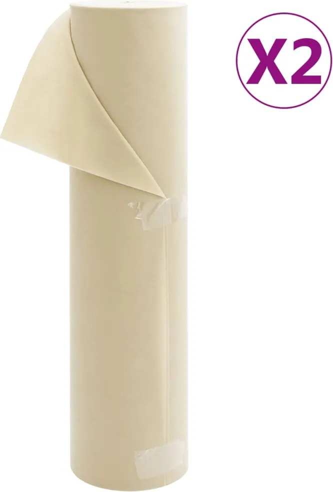 vidaXL Husă de fleece pentru plante, 2 role, 70 g/m², 50x1,6 m