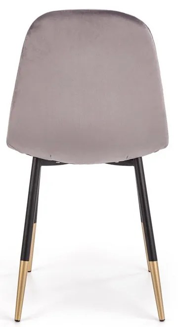 Scaun de bucaterie Noela, gri/negru