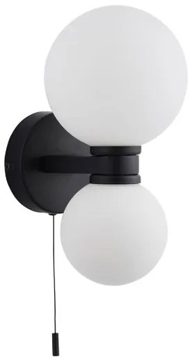 Endon 93523 - Aplica de perete pentru baie PULSA 2xG9/3W/230V IP44 negru