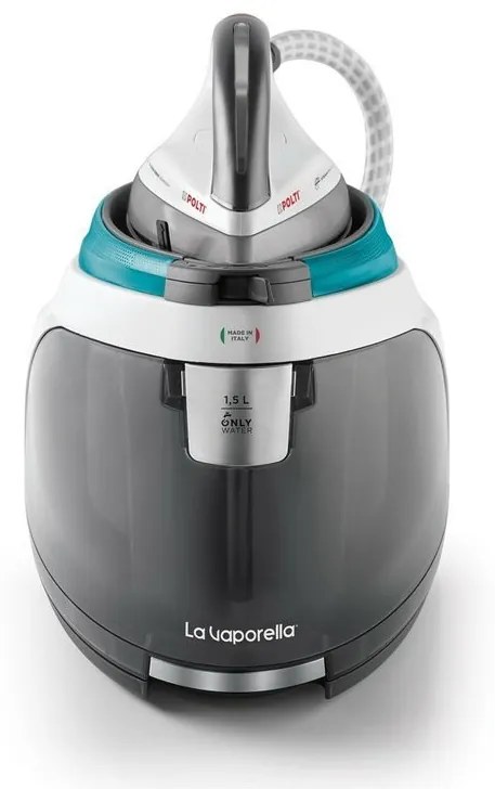 Fier de calcat cu abur Polti La Vaporella XT100C, turcoaz