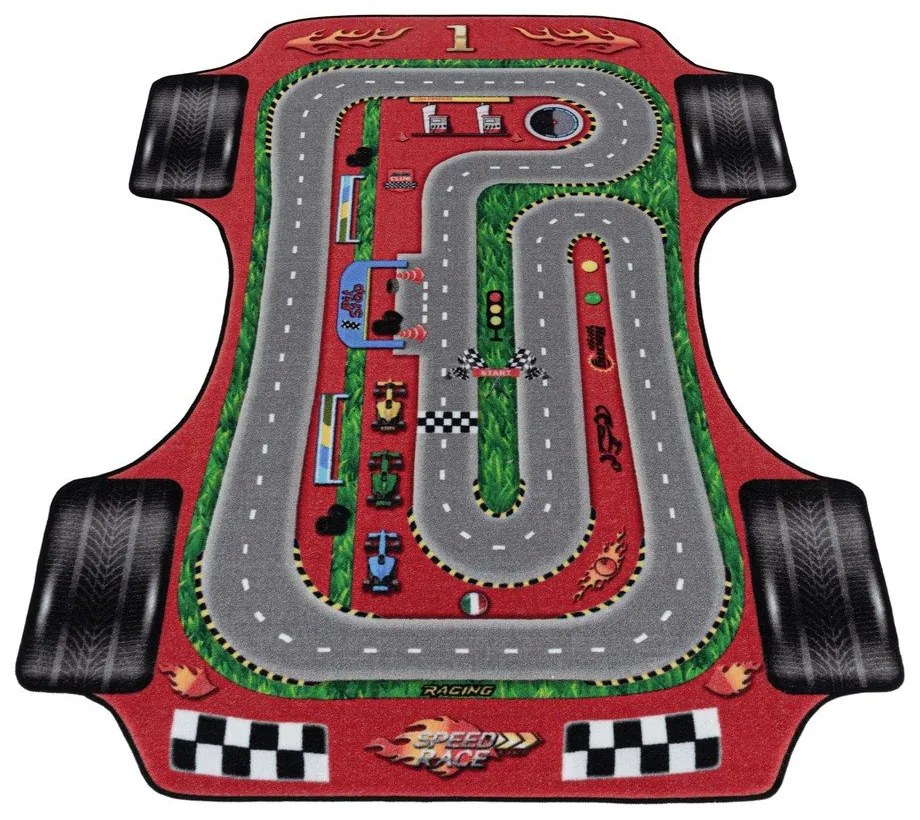 Covor pentru copii roșu 140x200 cm Play – Ayyildiz Carpets