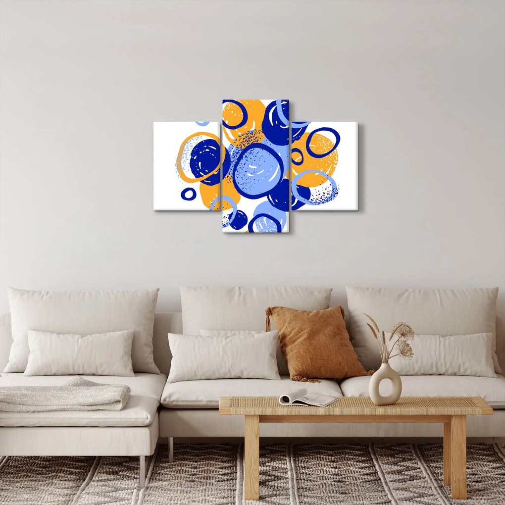 Tablou - Motiv luminos cu cercuri (90x60 cm)