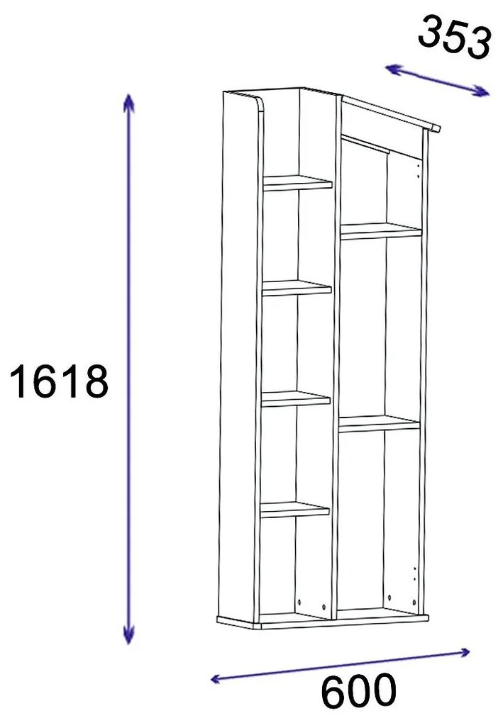 Cameră de studenți Nilili 9 (pin atlantic + antracit) . 1096154