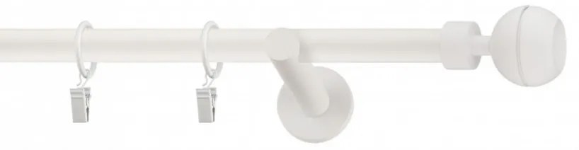 Galerie SIMPLA PRINDERE PERETE PICIOR UNIVERSAL 19 mm OPTIC ALB (Alege marime: 140 cm)