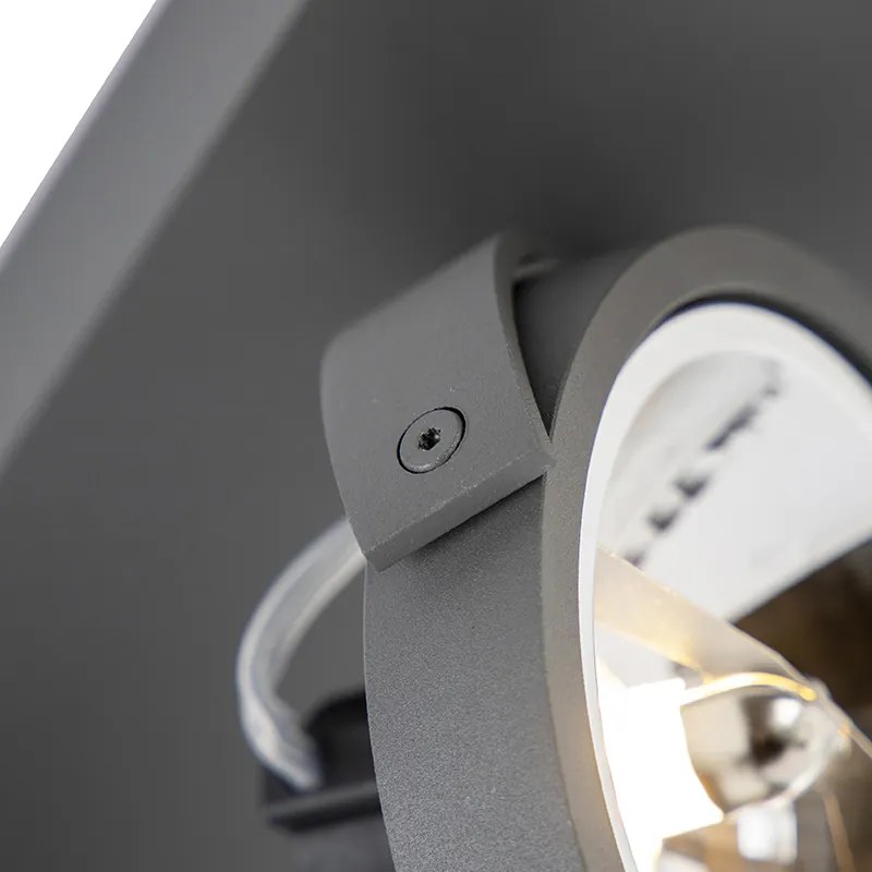 Spotlight de design gri reglabil cu 3 lumini - Go