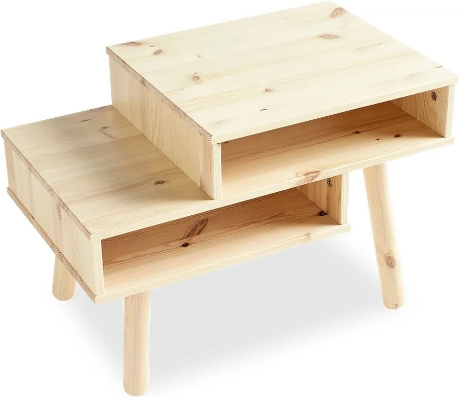 Măsuță de cafea din lemn de pin Karup Design Hako, natural