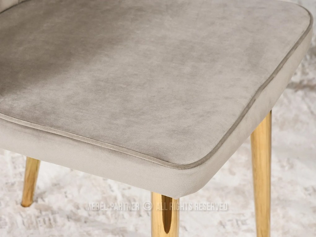 Scaun Greta K (bej + auriu). Promo -14%. 1111058