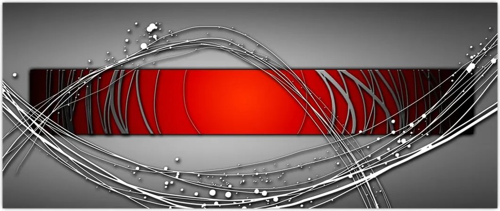 Tablou abstract (120x50 cm)