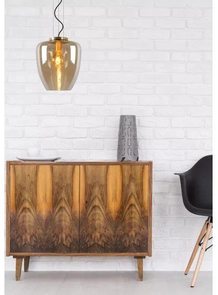 Lustră pe cablu FLORIEN 1xE27/60W/230V aurie Lucide 30473/28/62