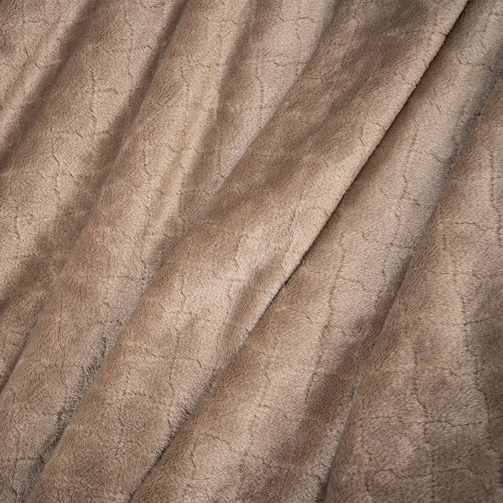 Pătură 4Home Soft Dreams Luxury taupe, 150 x 200 cm