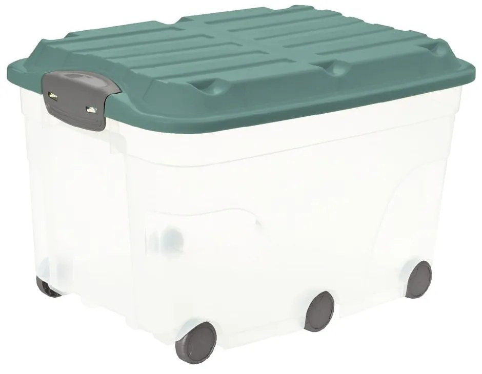 Cutie de depozitare din plastic cu capac Roller - Rotho