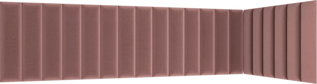 Reducere Panou capitonat de perete QUADRATTA 20x60 cm - mai multe culori calitatea a II-a Culoare: Gri inchis