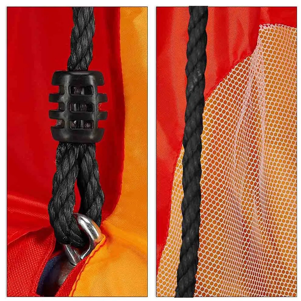 Leagan cuib-110 cm-rosu-cu cort