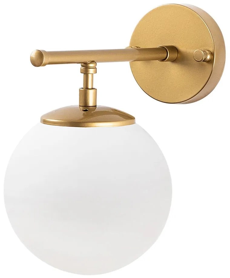 Aplică de perete albă/aurie Roe – Opviq lights