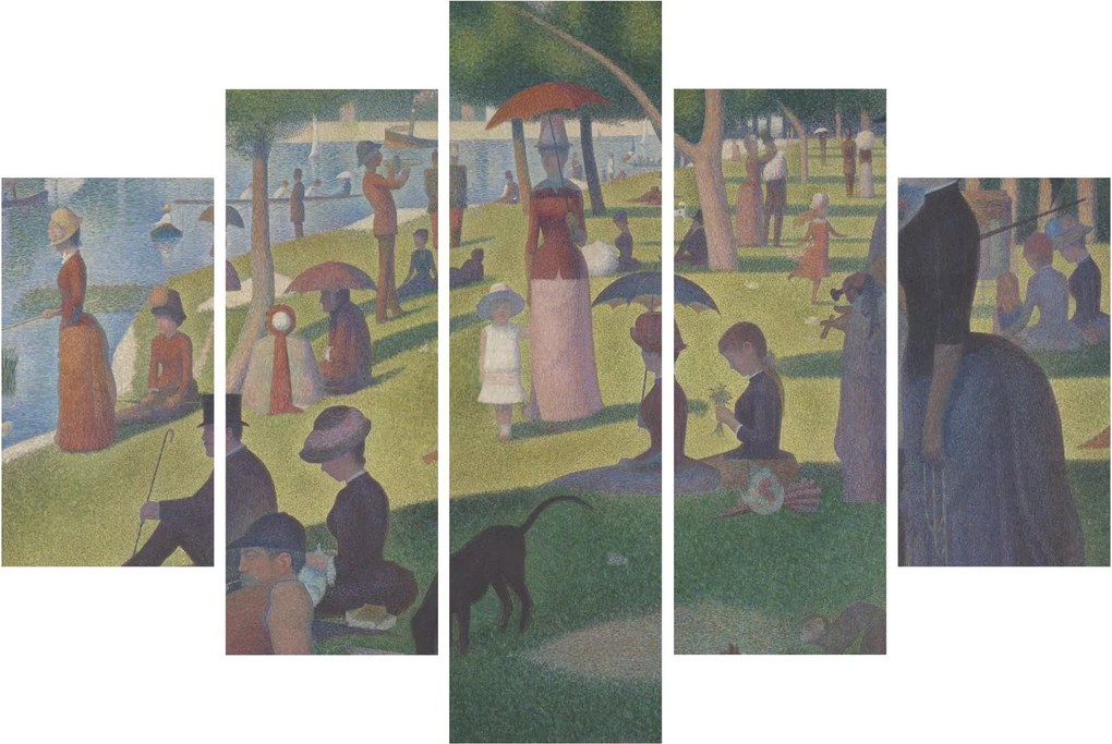 Tablou - Georges Seurat, A Sunday on La Grande Jatte, reproducere (150x105 cm)