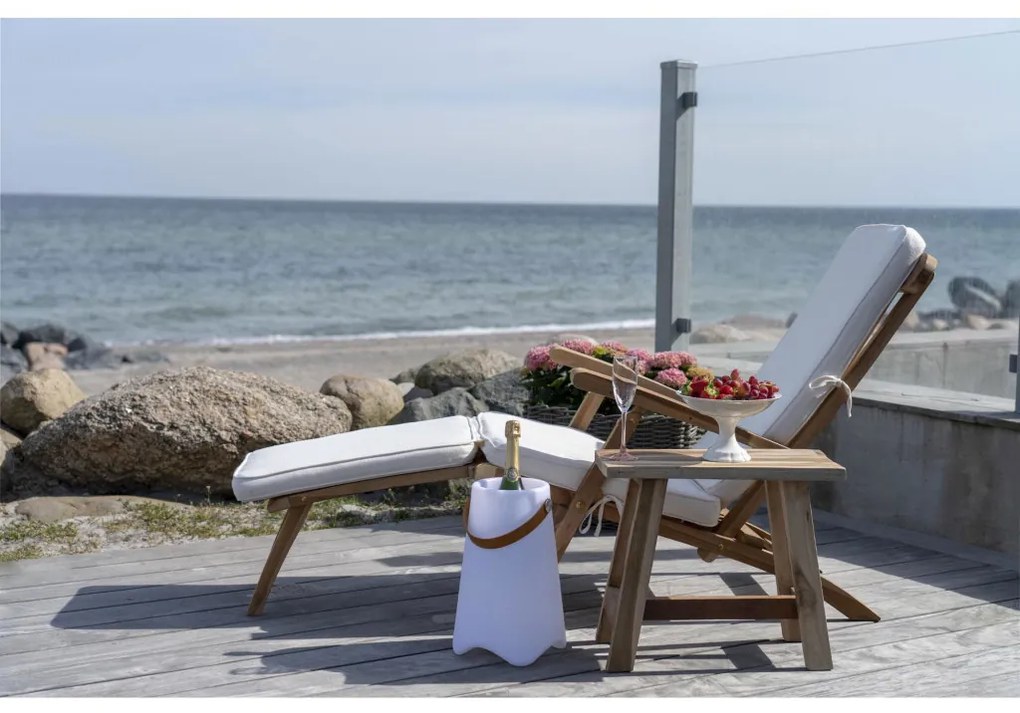 Șezlong Arrecife din tec cu spătar reglabil