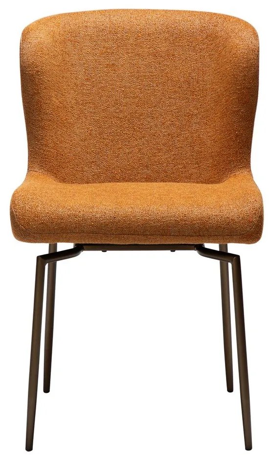 Scaun de dining maro tapițat Glam – DAN-FORM Denmark