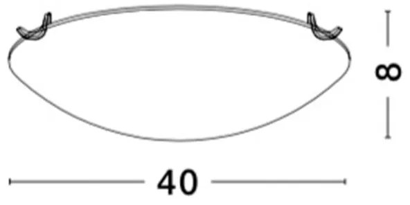Aplica perete sau tavan Quale 40cm NVL-8361602