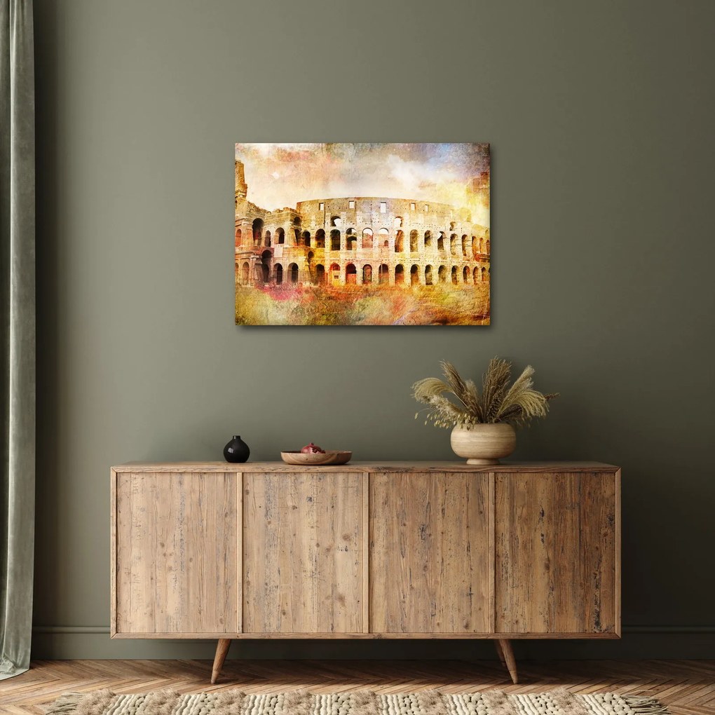 Tablou - Pictură digitală, Colosseum, Roma, Italia (70x50 cm)