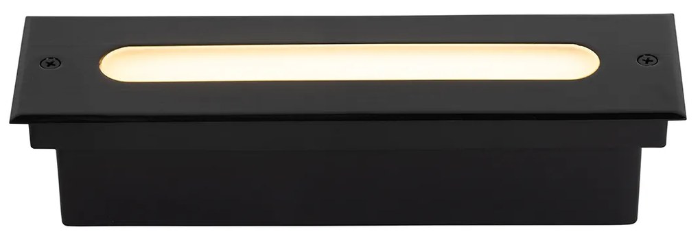 Spot modern pentru sol negru 30 cm inclusiv LED IP65 - Eline