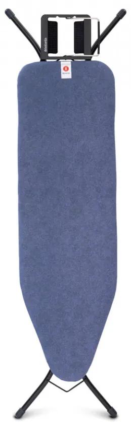Masa de calcat Brabantia B 124x38cm cu suport de fier, Denim Blue 1003336