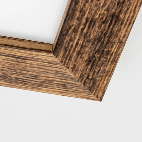 Plafonieră LED dimabilă Brilagi SLIMFRAME WOOD LED/25W/230V 34x34 cm + telecomandă