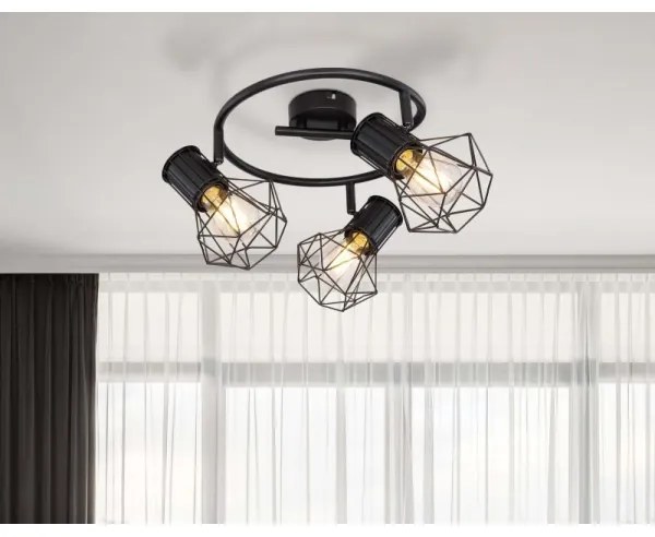 Globo 54017-3 - Lampă spot PRISKA 3xE27/40W/230V