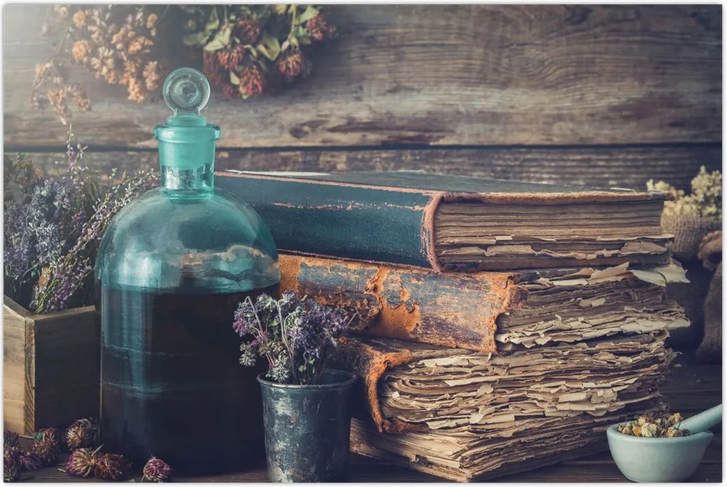 Tablou - Masa farmacistului (90x60 cm)