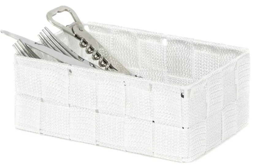 Compactor Organizator depozitare pentru sertar M TEX, 18 x 12 x 7 cm, alb, M