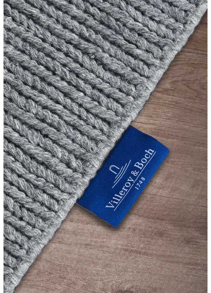 Covor gri țesut manual din lână 190x280 cm Francois – Villeroy&Boch