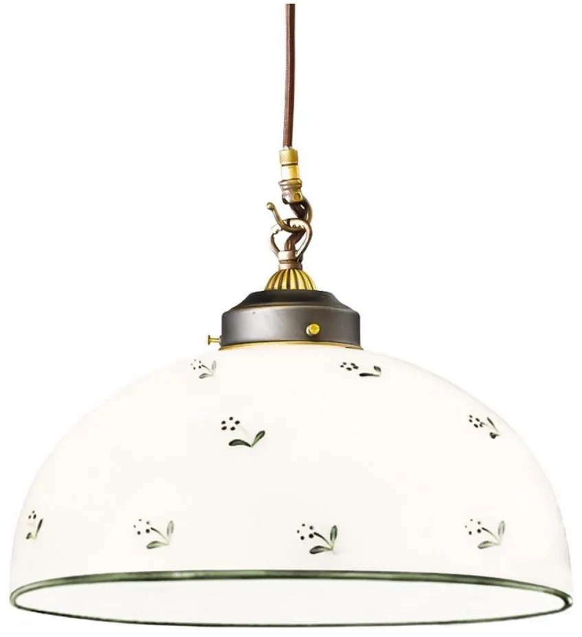 Lustră pe cablu Kolarz 731.32.28 NONNA 1xE27/75W/230V d. 36 cm verde