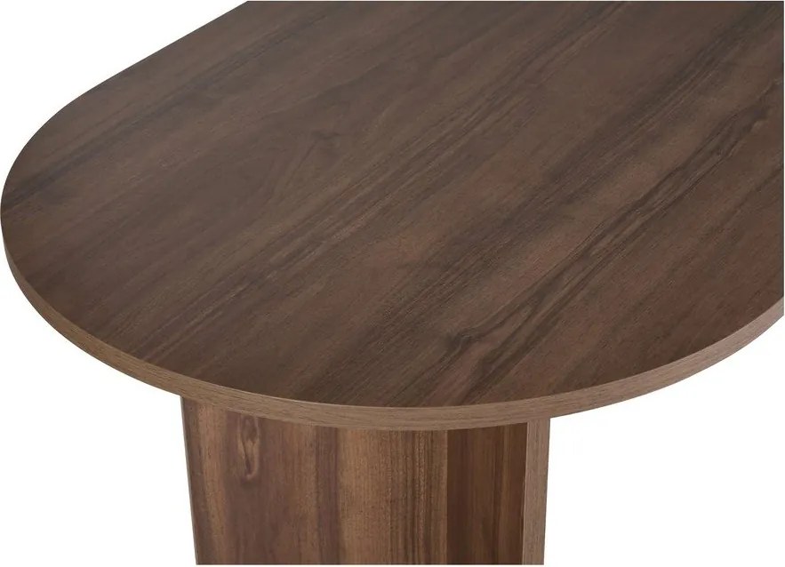 Masă de dining cu aspect de lemn de nuc 90x200 cm Sabella – Kalune Design