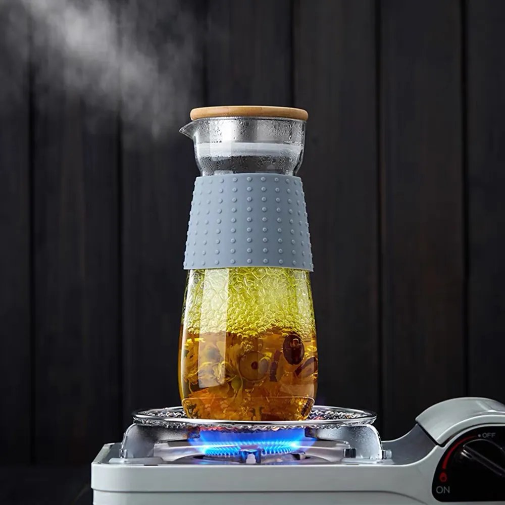 TEMPO-KONDELA GLAZO, carafă apa/ceai, 1200 ml, cu capac şi strecurătoare