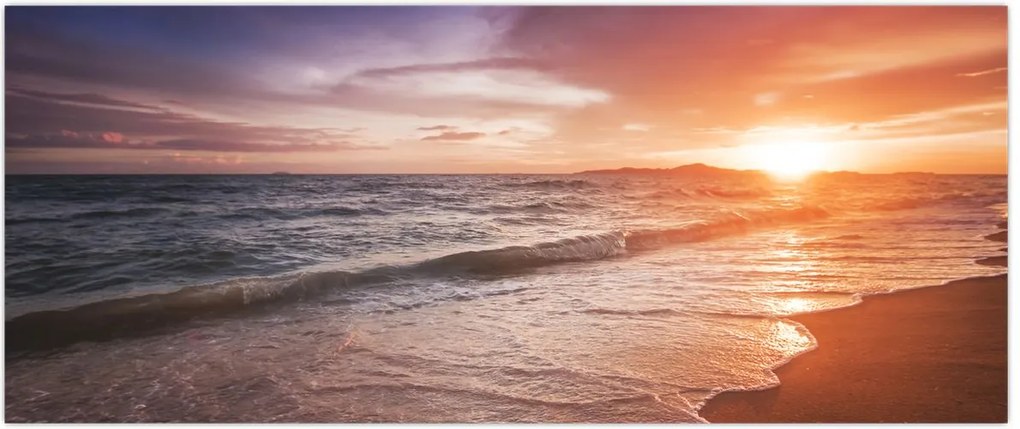 Tablou - Apus de soare în Thailanda (120x50 cm)