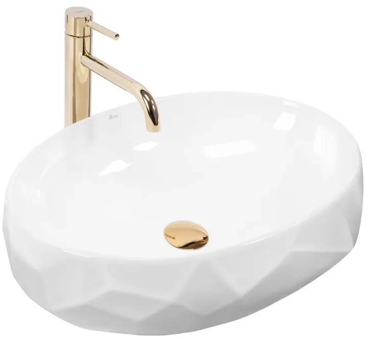 Lavoar ceramic pentru blat REA Maya