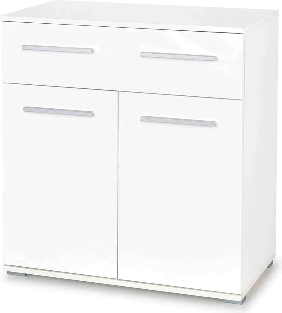 Comoda LIMA KM1, alb, PAL, 77x40x82 cm