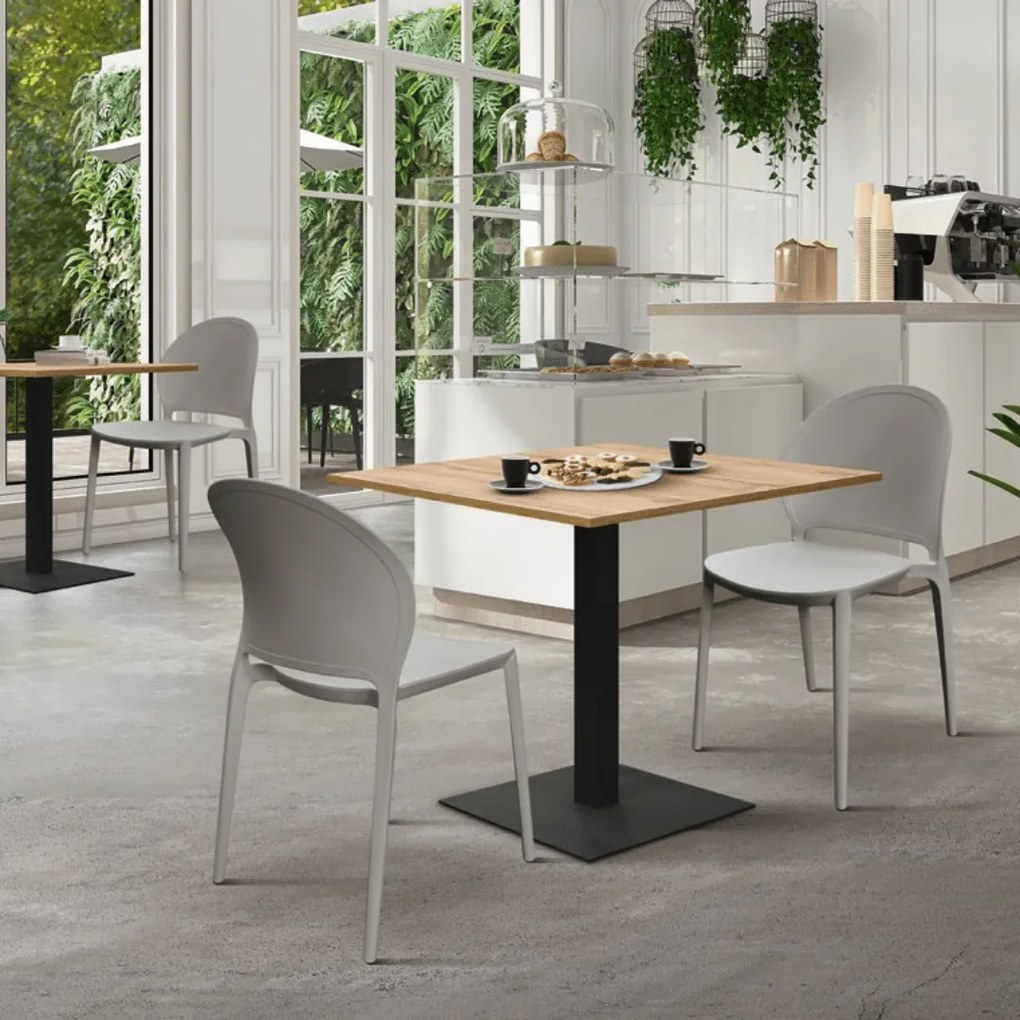 PICIOR MASA METALIC PATRAT -HORECA- - BRONZ - H 105 CM