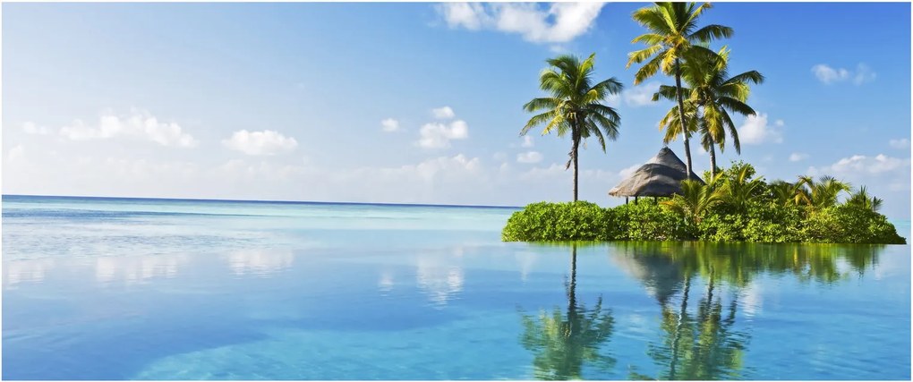 Tablou - Insula tropicală (120x50 cm)