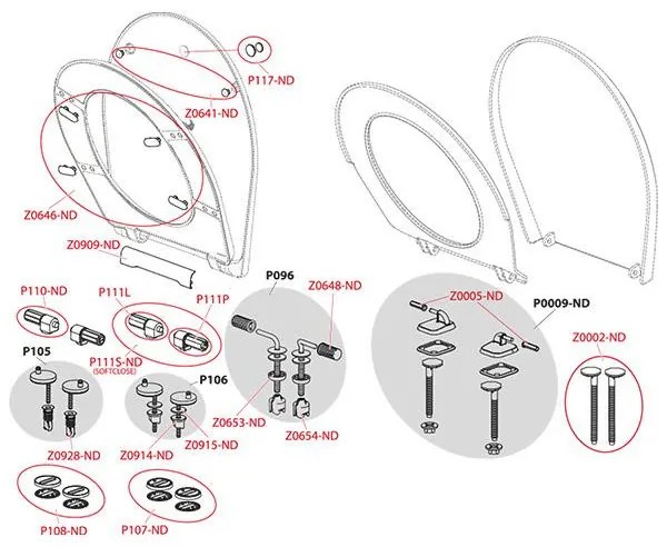 Capac WC, Alcadrain, universal, soft close, cu insert pentru copii, alb