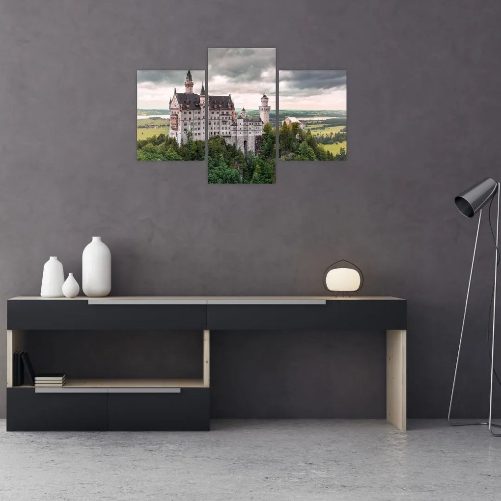 Tablou - Castelul pe stânci (90x60 cm)