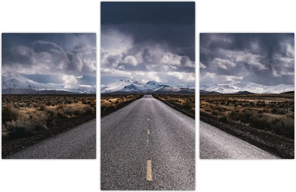 Tablou drumului în deșert (90x60 cm)